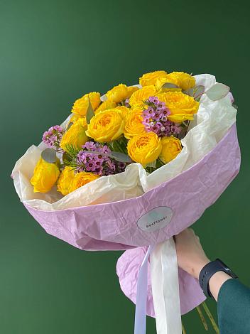 Букет Кустовые желтые розы в Игре